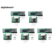433 Mhz Superheterodyne  Receiver and Transmitter Module Wireless Module Diy Kit Antenna