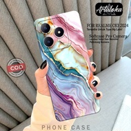 HP Softcase Realme C63 2024 Fashion Case Abstract Case Realme C63 Silicone TPU Pro Camera Casing Rea