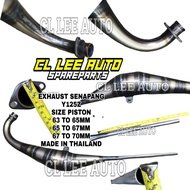 EXHAUST SENAPANG Y125Z Y125ZR 63 TO 65 MM 65MM TO 67MM 67MM TO 70MM MADE IN THAILAND