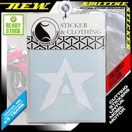 US Agent Logo Captain America Cutting Sticker Accessories for Cars and Motorcycles