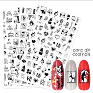 Nail art Nail art Abstract Adult Nail Sticker