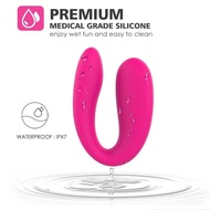24HOME Couple Vibrator Remote Control U Clitoris Suction 10 Speeds Wireless Masturbator Boost Rechargeable Female Male Both For Casalnovo sexual toy L6Z9