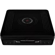 迷你電動麻將機，便攜式自動洗牌麻將桌，靜音設計，輕鬆娛樂 黑