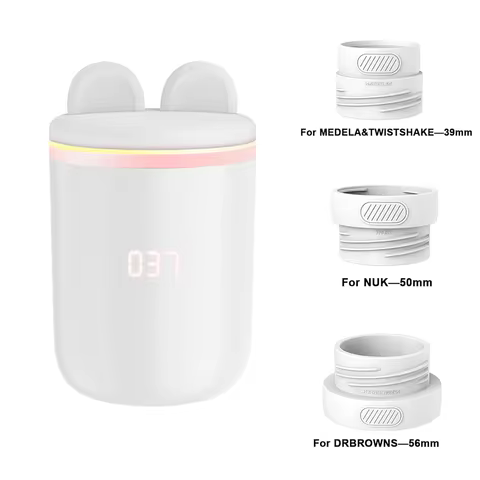 BornBL N1S Portable Baby Bottle Warmer, Fast Heating Travel Milk Warmer, 8800mAh Breastmilk Warmer O