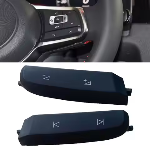 Steering Wheel Button for VW Golf 7 7.5 GTI Gtd R G0959442AE 5G0959442AD 5G0959442AC Durable Assembl