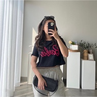 R.a SHOPING - ZGW Women NOMI/T-Shirt oversize Crop BIEGAEUL (LD 90, P42)/Women's Clothing Tops/Short Sleeve Tops/oversize Motif Tops/Crop Motif T-Shirts