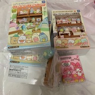 每盒$68，3盒$180。全新 角落生物 恐龍 蜥蜴 款式 露營 咖啡廳 食玩 玩具 場景 takara tomy arts rement 膠公仔 