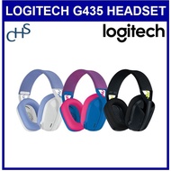 Logitech G435 Lightspeed & Bluetooth Wireless Lightweight Gaming Headset 2 years warranty