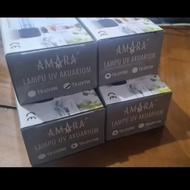 TERLARIS LAMPU AQUARIUM AMARA ANTI LUMUT LAMPU UV AMARA 11 WATT MURAH