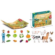 123 ABC Magnetic Book Kids Early Learning Magnet Book Busy Book Buku Magnetik ABC Pembelajaran Awal 