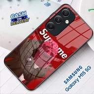 Softcase Glass Kaca SAMSUNG M15 (5G) - Case Handphone SAMSUNG M15 (5G) [T12]