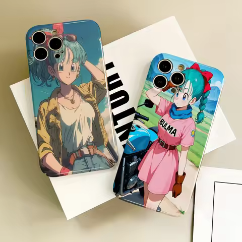 Bulma D-Dragon Ball phone case For iPhone 17 16 15 14 13 12 11 Plus Pro Max Mini Air Glossy Best Pri