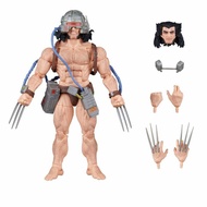 Hasbro | ตัวการ์ตูน Wolverine พร้อมอาวุธในซองการ์ดแบบ Vintage จาก Marvel Comic