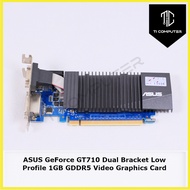 ASUS GeForce GT710 Dual Bracket Low Profile 1GB GDDR5 PCIe Used Video Graphics Card GPU
