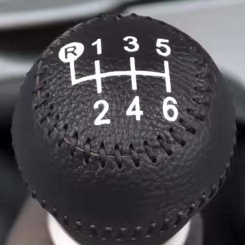 6 Speed Leather Gear Shift Knob Cover MT For Toyota COROLLA 1.8L 2007-2016 RAV4 2014 2015 2016 -2018