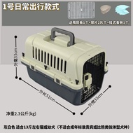 เรือนเดินทางขนาดปกติสำหรับสัตว์เลี้ยง Dog Cat Rabbit Bird Pet Carrier Portable Travel Cage Kennel Pe