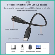 CRE DC35135 DC5521 Female Adapter Cable for Low Power Devices Multiple Option