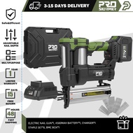 Electric Brushless Nail Gun 21V Nailer 2-in-1 Function Mode 4500mah Battery With 6 Rows Of 18 Gauge Rivets By PROSTORMER