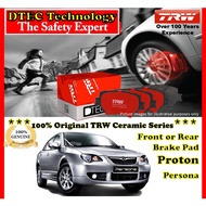 Proton Persona TRW DTEC Ceramic Brake Pad / TRW D-TEC Seramik brek Pad