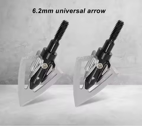 Target Arrow Tips Alloy Arrowheads for Recurve Compound Bow Crossbow Hunting Shooting
