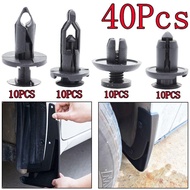 40pcs Car Retainer Clips Replacement Fastener Push Pin Clamps Rivets Kit Type Clips Retainer Bumper 