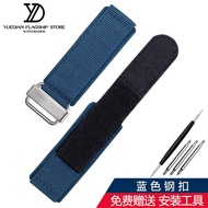 Rugged Nylon Watch Band for Men Suitable for Bovet BR Panerai PAM111 Magic Tape Bracelet 22 24mm Mat