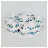 ADAMAS ชุดจานเมลามีน (มอก.) BLUEBELL