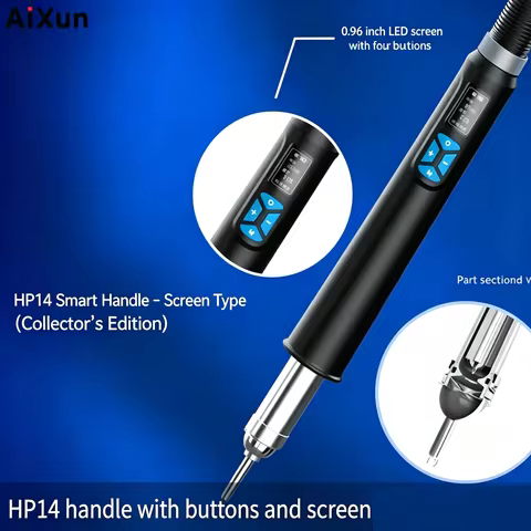 Aixun HP14 Smart Hot Air Gun Handle for H414D Mobile Phone SMD BGA Repair Desoldering Tools