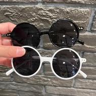 Girls' sunglasses Cermin mata hitam kanak-kanak, cermin mata hitam bingkai bulat retro comel untuk kanak-kanak lelaki dan perempuan