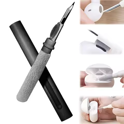 3 IN 1 Bluetooth Earphones Cleaning Tool Cleaner Kit for Airpods Pro 3 2 1 Earbuds Case Clean Brush 