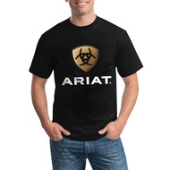 Ariat Logo Breathable Cotton Fashion Custom Round Neck Tee