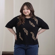 MAYA TOP/ TOP Leopard Motif jumbo Leopard Top