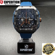 (Official Warranty) Expedition Chronograph Blue Rubber Band Men Watch E6782MCRIPBU