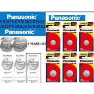 Panasonic Battery CR2032 CR2025 CR2016 CR1616 CR1632 CR1620 batteries