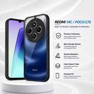 Redmi 14C Case / poco C75 Hardcase Clear Edge Backcase Casing