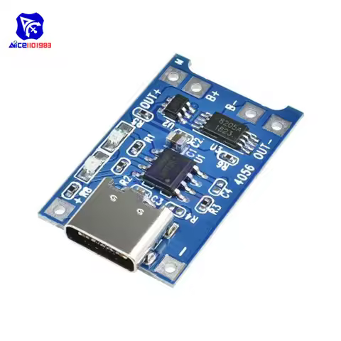 5pcs TP4056 Type-c USB 5V 1A 18650 Lithium Battery Charger TP4056 Module Charging Board With Protect