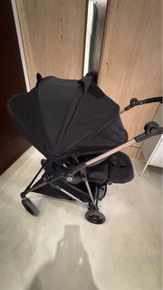 Cybex Melio推車(黑)含雨罩蚊帳