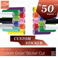 Custom Sticker cutting Sticker Costume Vinyl Oracal Cafe Shop Shop Shop