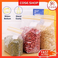 COSE Zip Lock Plastic Bag Transparent Ziplock Bag Zipper Bag Food Storage Bag Kitchen Storage Zipper
