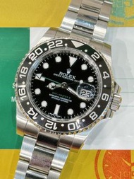 🧺洗衣街店🧺🌈🌈新返貨品🌈🌈💳連出世卡💳🖤💚Rolex GMT Mastet 116710LN💚綠針💚🖤🖤連原裝勞力士運動型鋼帶🌈市場熱賣 潮格之選😎😎KCB1697(旺角洗衣街店）
