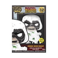 Funko Pop! Pin: Marvel Zombies: Zombie Moon Knight Glow in The Dark Funko Pop! Pin: Marvel Zombies: 