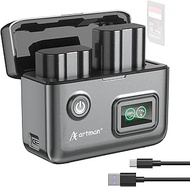 Artman EN-EL15 EN-EL15C Battery 2500mAh (2-Pack) and 2-Slot Charger with LCD Display for Nikon D7500