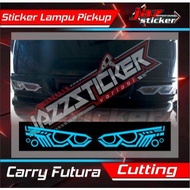 Sticker cutting lampu depan mobil carry pick up futura variasi stoplamp led pilihan warna