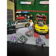 Diorama evo 4g63 drag engine 1/64