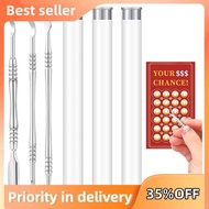 3 Pcs Metal  Ticket Scratcher with Storage Box  Ticket Scratcher Tool  Ticket Holders for Adults