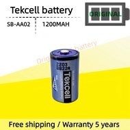 Original Korean Tekcell SB-AA02 battery 3.6V 1/2AA can replace LS14250 ER14250 PLC lithium battery N