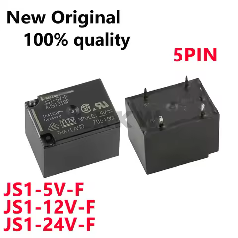 5/PCS New Original JS1-5V-F JS1-12V-F JS1-24V-F 5pin Relay In Stock