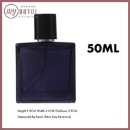 Screw Perfume Bottle 50ML BOTOL MINYAK WANGI KOSONG SPRAY 50ML Rectangle Empty Perfume Glass Bottle