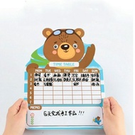 MR DIY PAPAN TULIS ANAK / PAPAN JADWAL ANAK KARAKTER + SPIDOL - HADIAH
