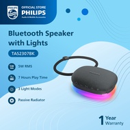 Philips Bluetooth speaker with lights RGB Light Portable Strong Bass Audio (TAS2307BK/97)